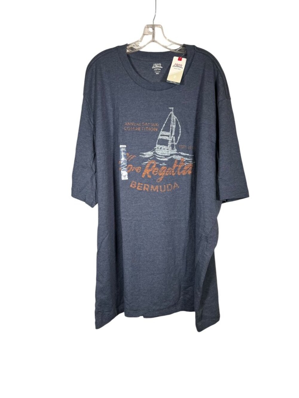 IZOD Saltwater 3XLT Bermuda Regatta Sailing Tee NWT